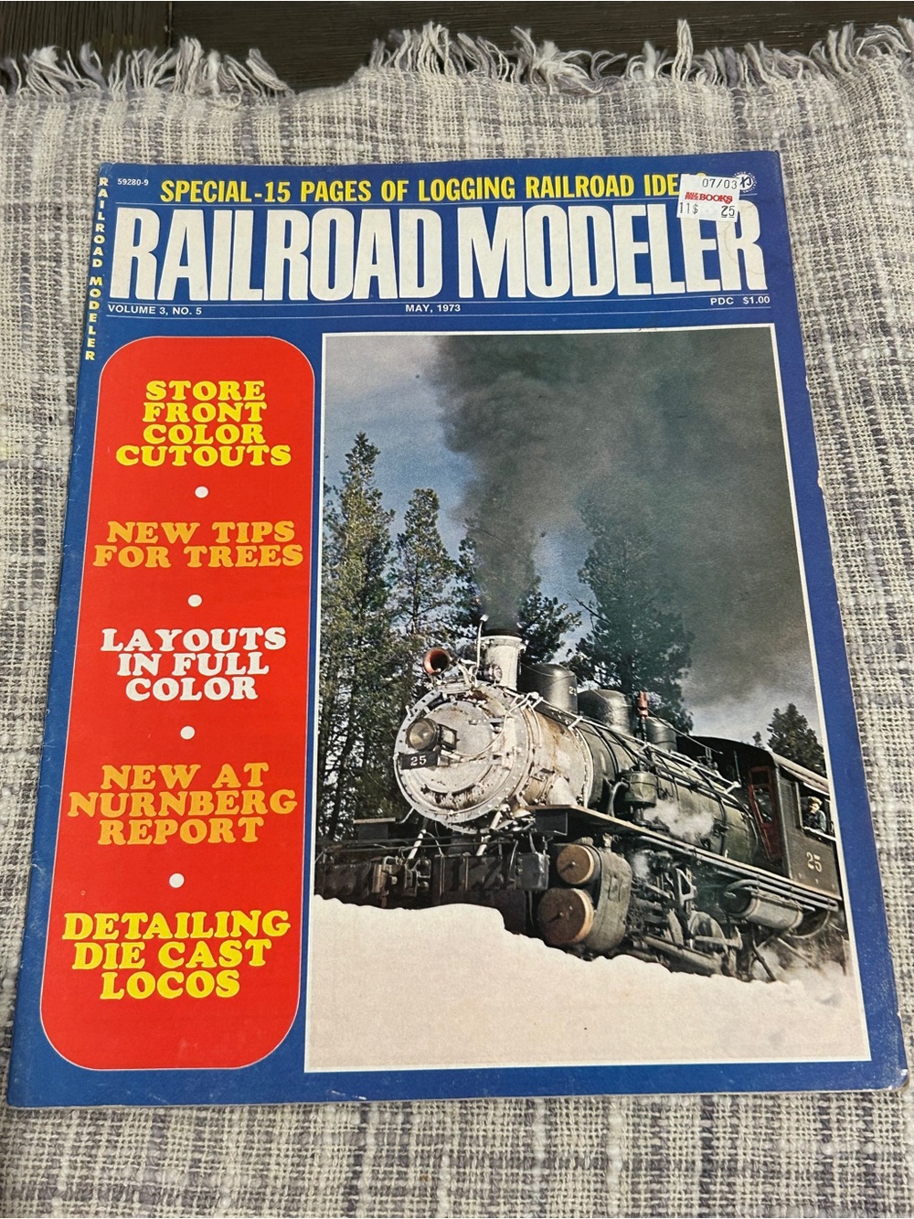 Vintage 1973 Railroad Modeler Magazine Vol. 3 No. 5 May